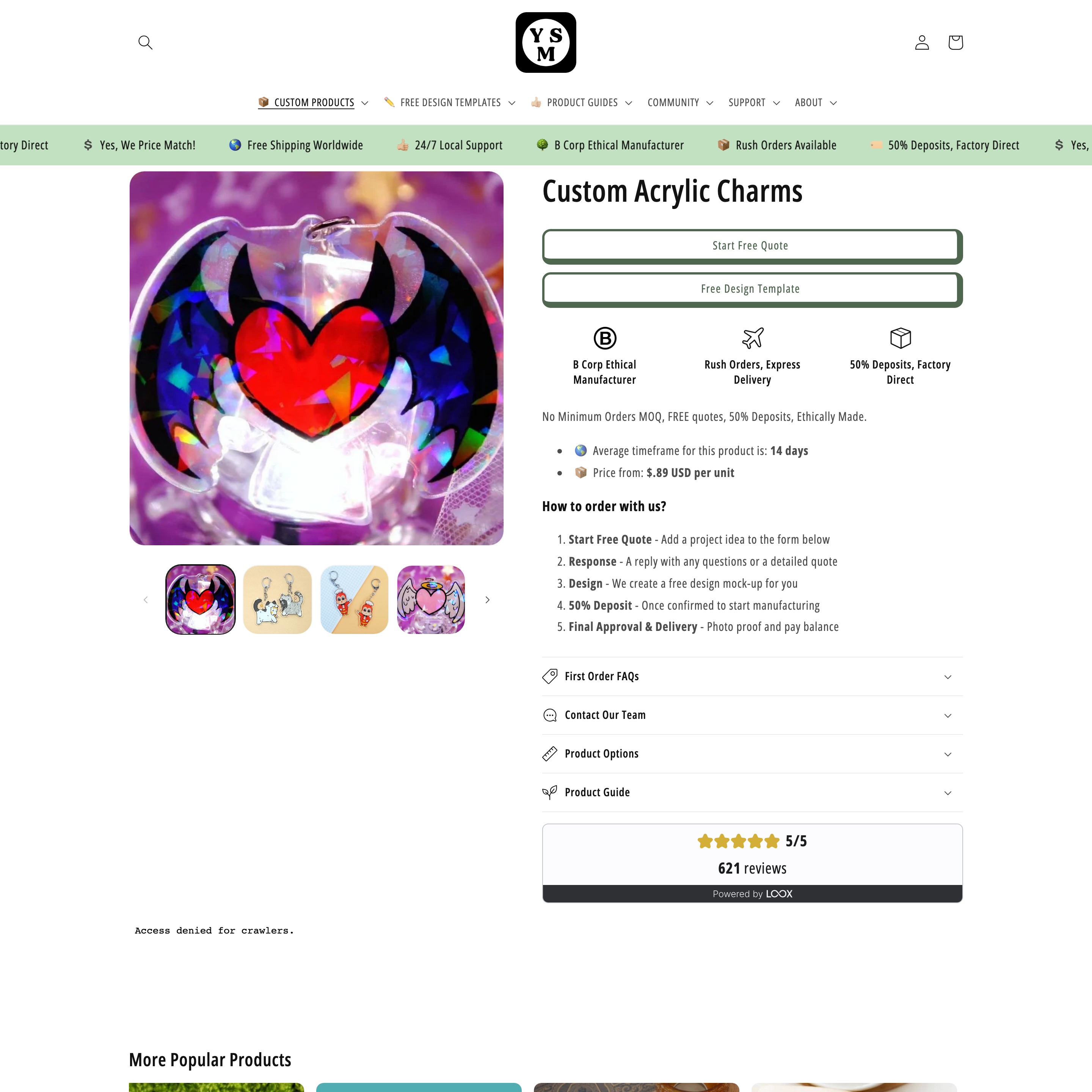 Yourstuffmade Shopify store product customization example — home decor with custom-print and decor