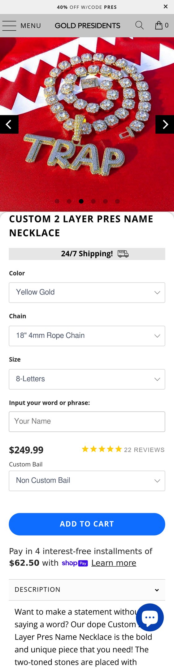 Custom 2 Layer Name Necklace