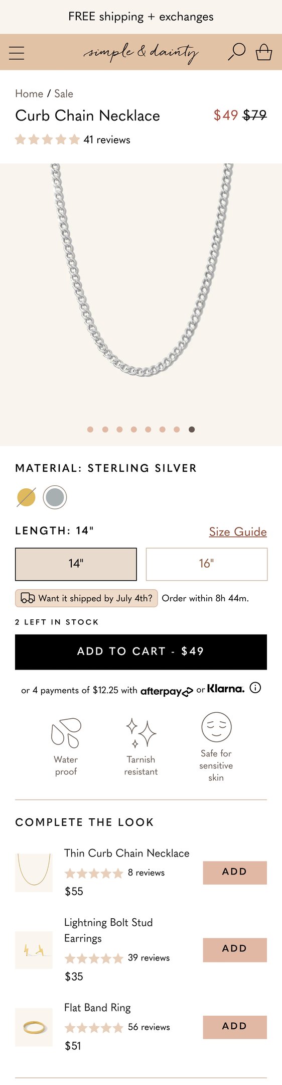 Curb Chain Necklace