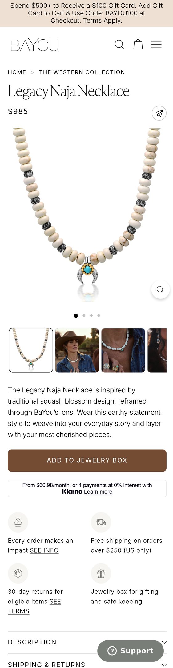Legacy Naja Necklace