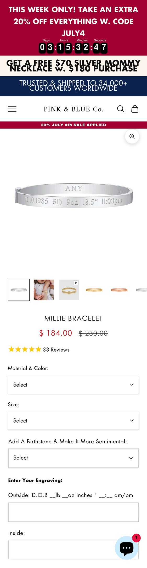 Millie Bracelet