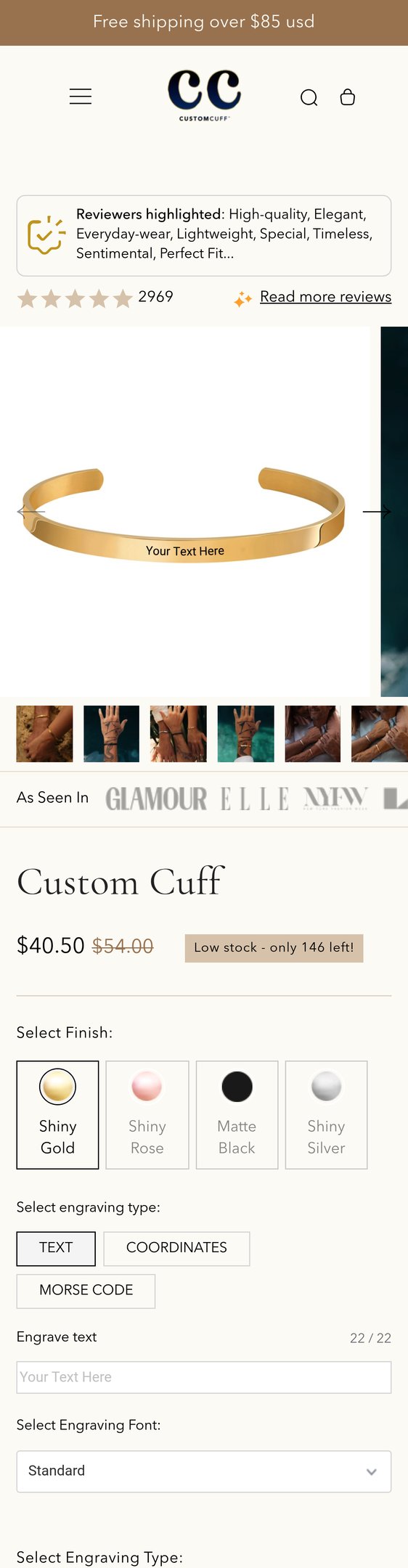Custom Cuff