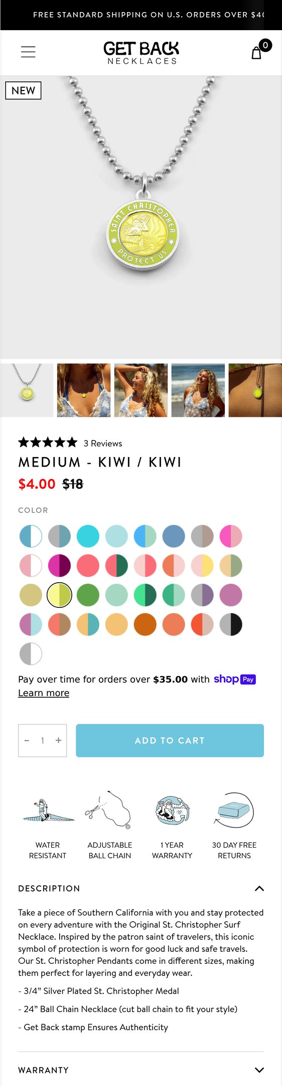 Medium - Kiwi / Kiwi