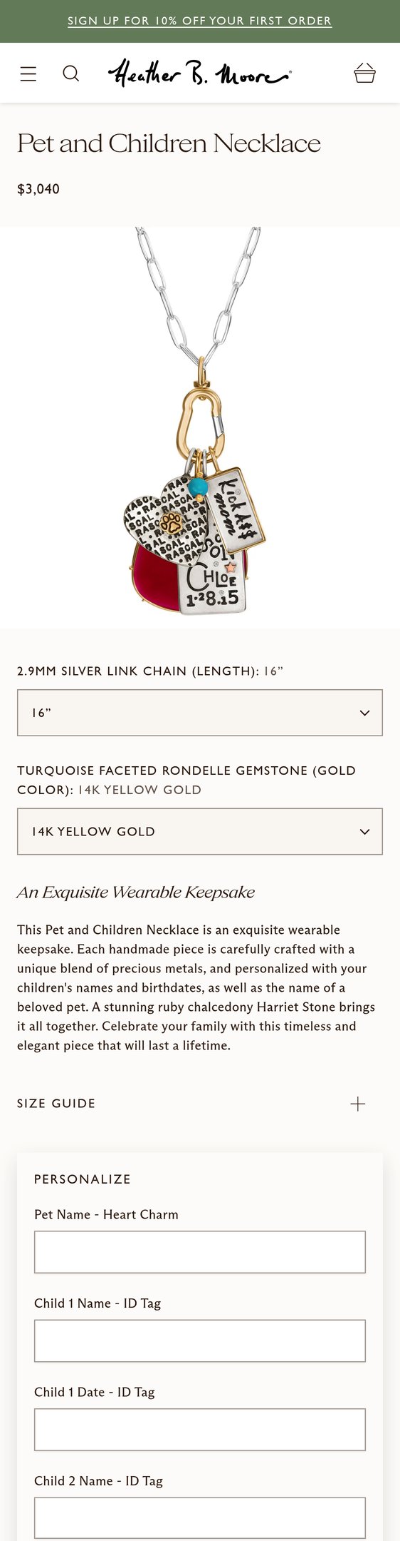 Pet and Children Necklace