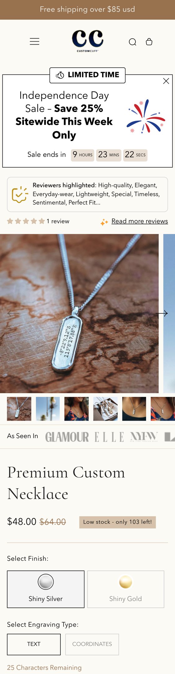 Premium Custom Necklace