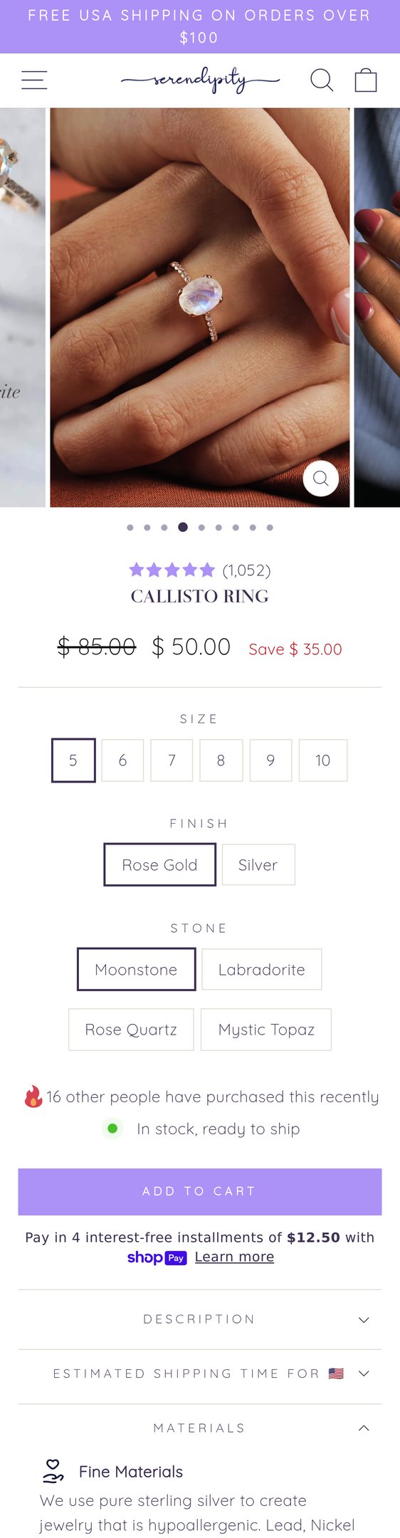 Callisto Ring