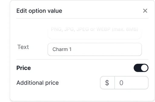 Additional price preview
