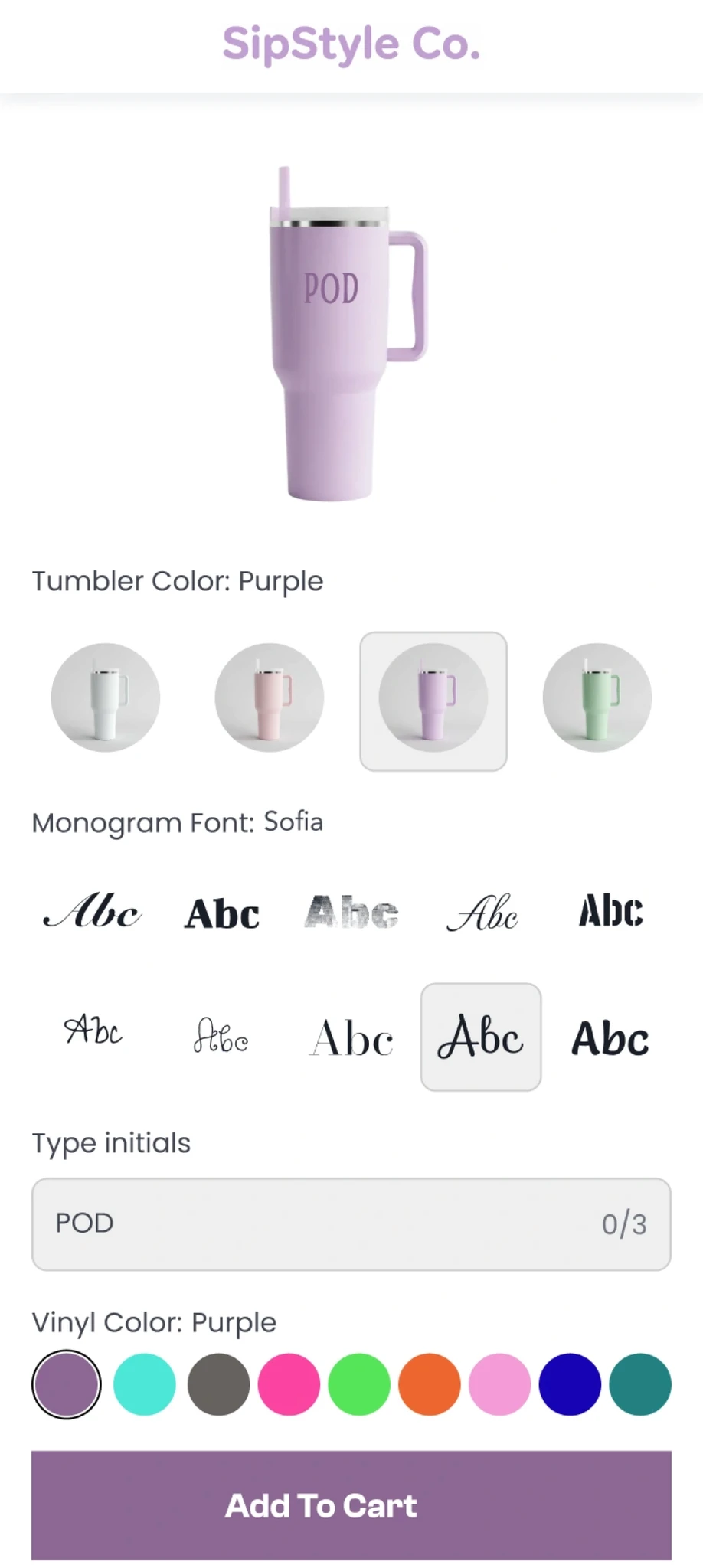 Personalised Tumbler